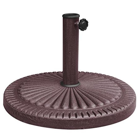 Blue Wave Blue Wave NU5406 66 lbs Weather Resistant Umbrella Base in Bronze Resin Finish NU5406